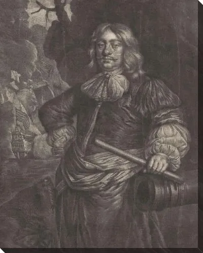 Картина Портрет Ван Корнелиса Тромпа. Корнелиус Трамп, К. Баронет, лейтенант, адмирал Голландии и Фризленда.