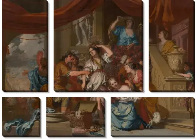 Картина Ахиллес обнаружен среди дочерей Ликомеда