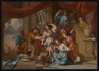 Картина Ахиллес обнаружен среди дочерей Ликомеда