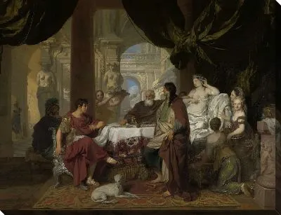 Картина Банкет Клеопатры