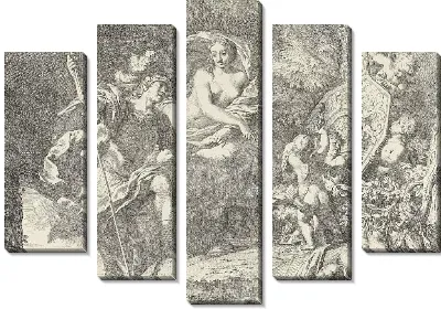 Картина Венера дарит Энею оружие