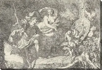 Картина Венера дарит Энею оружие