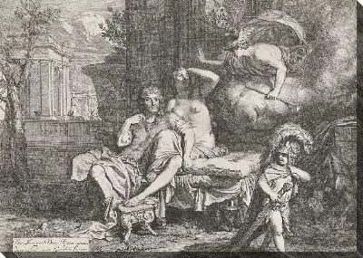 Картина Меркурий приказывает Калипсо отпустить Одиссея