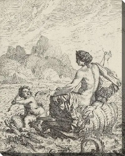 Картина Венера плывет на Кипр