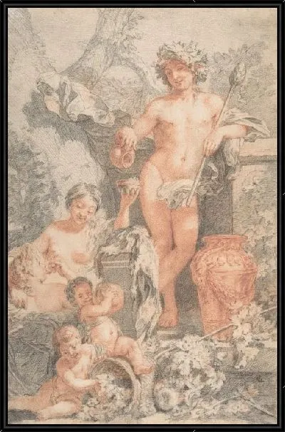 Картина Аркадская сцена с Вакхом