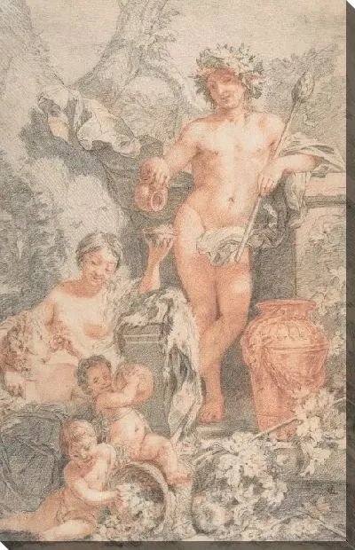 Картина Аркадская сцена с Вакхом