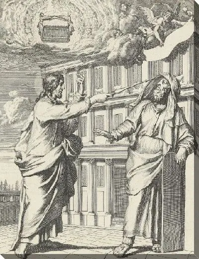 Картина Христос и Моисей