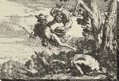 Картина Меркурий с отрубленной головой Аргуса