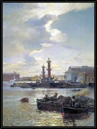 Картина Петербургская Биржа (St. Petersburg Stock Exchange)