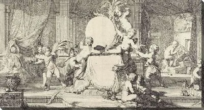 Картина Постамент украшен путти