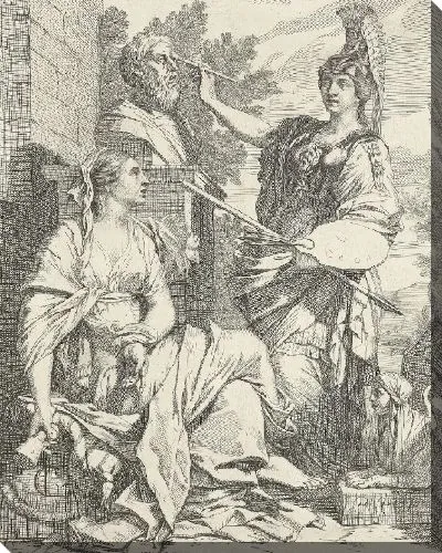 Картина Аллегория скульптуры и живописи