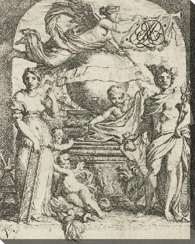 Картина Меркурий и ткачество