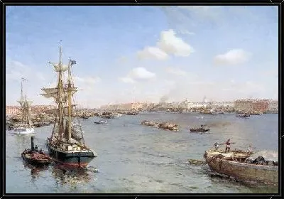 Петербург. Вид на Неву (Petersburg. View of the Neva)