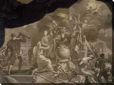 Картина Прославление короля-полководца Уильяма III (1650-1702)