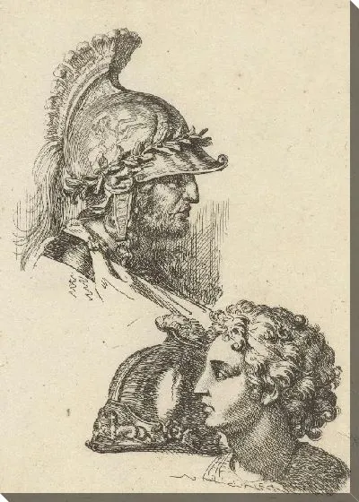 Картина Две учебные головы