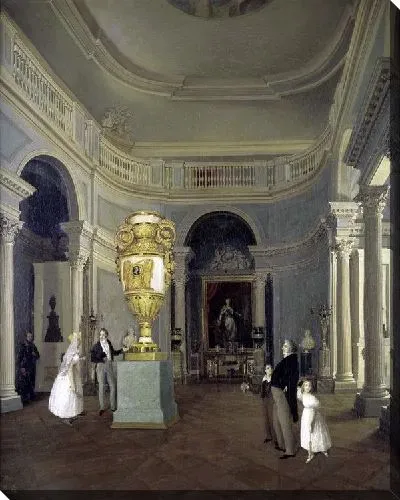Картина Овальный зал Старого Эрмитажа (Oval Room of the Old Hermitage)