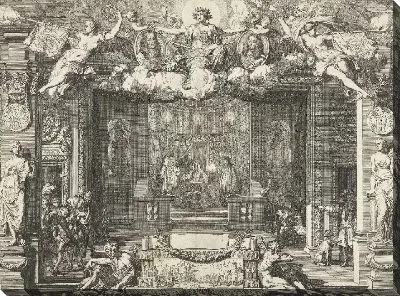 Картина Аллегория мира между Англией и Соединенными Штатами, 1674 г.