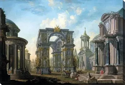 Картина Архитектурный вид (The architectural form)