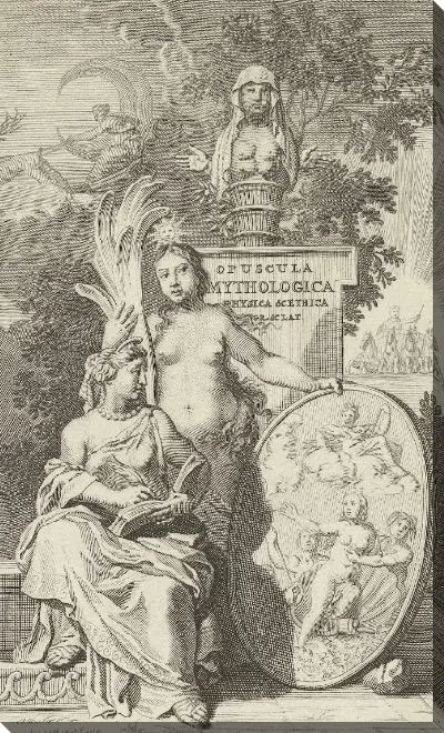 Картина Написание женщины в окружении правды