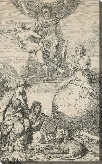 Картина Атлас несет мир на своих плечах