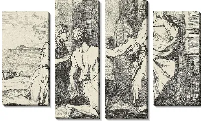 Картина Цезарь отказывается от головы Помпея