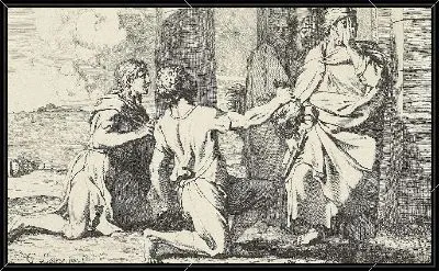 Цезарь отказывается от головы Помпея