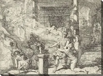 Картина Эней идет на войну