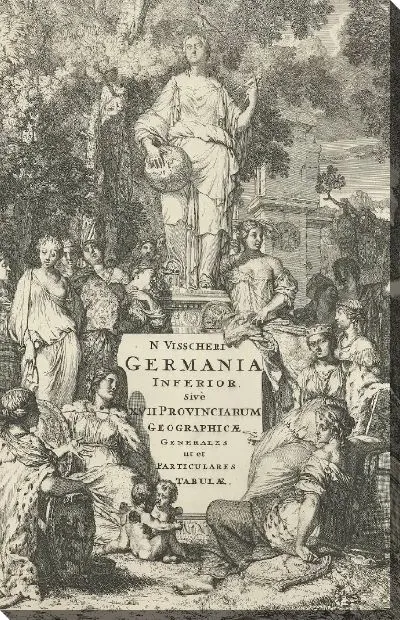 Картина География в окружении семнадцати провинций