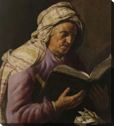 Чтение старухи