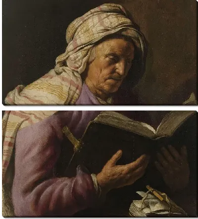 Чтение старухи