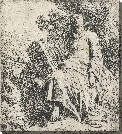 Картина Иоанн Богослов на Патмосе