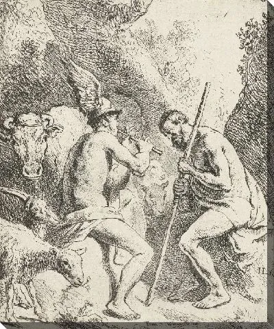 Меркурий усыпляет Аргуса, играя на флейте