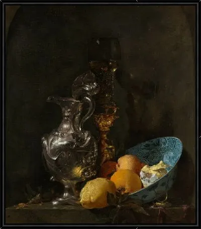 Натюрморт с серебряным кувшином