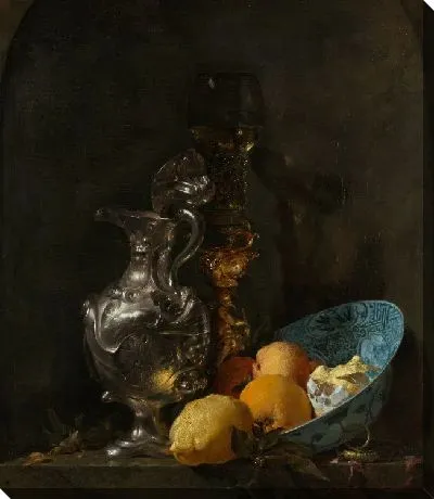 Натюрморт с серебряным кувшином
