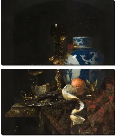 Натюрморт с китайской фарфоровой банкой