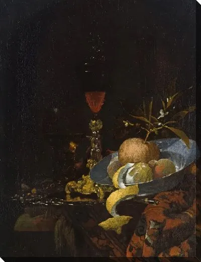 Картина Натюрморты с фруктами и бокалами