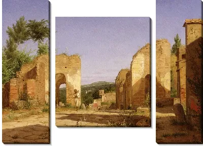 Картина Ворота на Via Sepulcralis в Помпеях