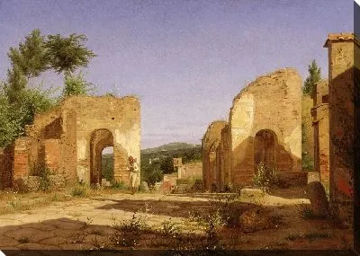 Картина Ворота на Via Sepulcralis в Помпеях