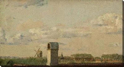 Картина Вид из окна в Толдбодвей, глядя на цитадель в Копенгагене