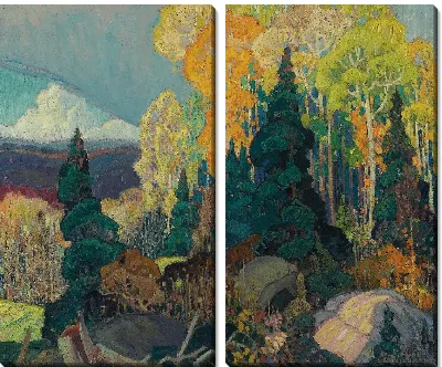 Картина Осенний склон