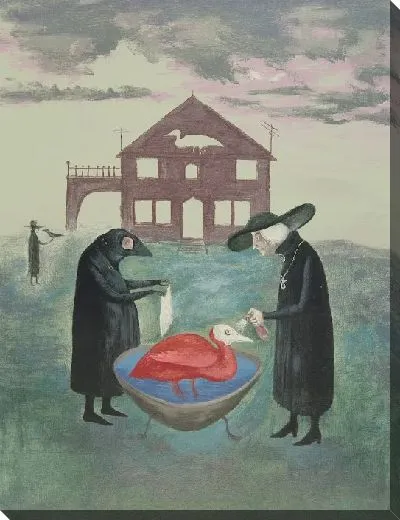 Картина Птичья ванна