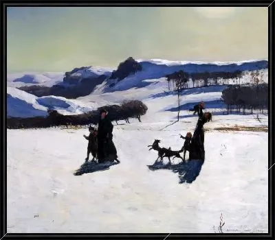 Снежные поля (зима в Беркшире)