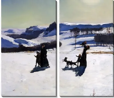 Снежные поля (зима в Беркшире)