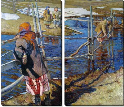 Картина Переправа (Crossing)