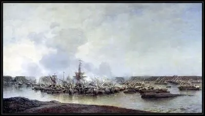 Картина Сражение при Гангуте 27 июля 1714 года (Battle of Gangut July 27, 1714)