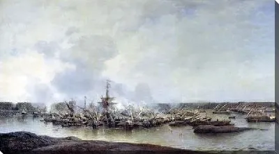 Картина Сражение при Гангуте 27 июля 1714 года (Battle of Gangut July 27, 1714)