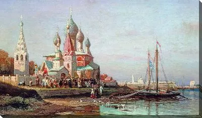 Картина Крестный ход в Ярославле