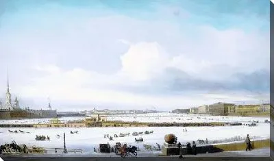 Картина Катание на Неве (Driving on the Neva)