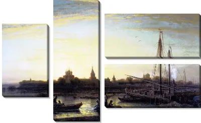 Картина Ипатьевский монастырь близ Костромы (Ipatiev monastery near Kostroma)