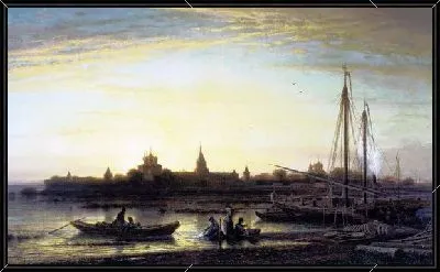 Картина Ипатьевский монастырь близ Костромы (Ipatiev monastery near Kostroma)